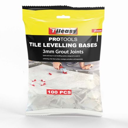 3mm Tile Levelling Bases (100)