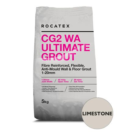 CG2 WA Ultimate Grout (for Walls & Floor) 5kg - Limestone