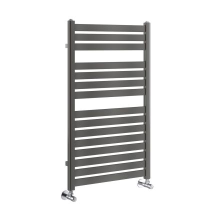 Anthracite Heated Towel Rail - 1000x600mm