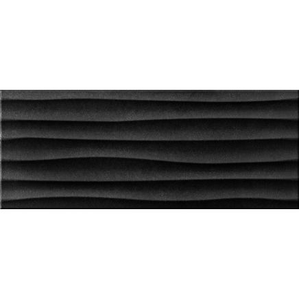 Spice Negro Wave Ceramic Tile - 200x500mm