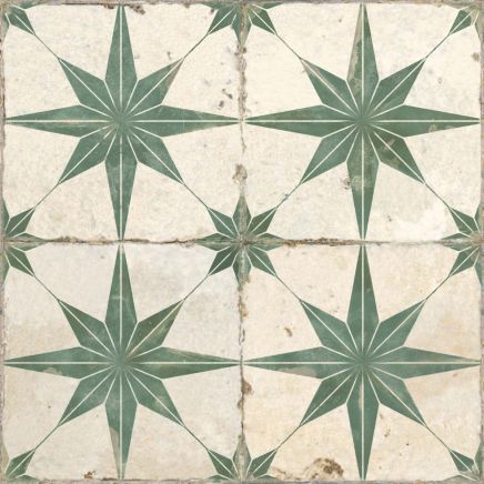 Hades Star Sage Lappato Ceramic Tile - 450x450mm