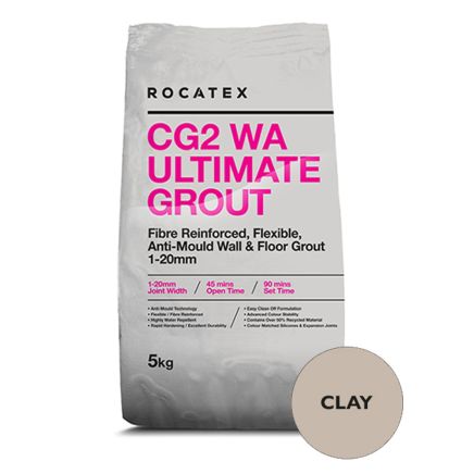 CG2 WA Ultimate Grout (for Walls & Floor) 5kg - Clay