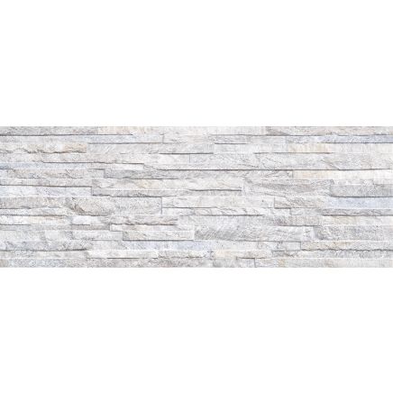 Archimedes White Matt Porcelain Tile – 320x890mm