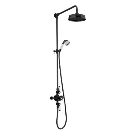 Black Traditional Shower Pack - Dual Outlet