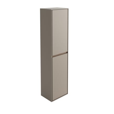 Wall Mounted Tall Storage Cabinet in French Grey