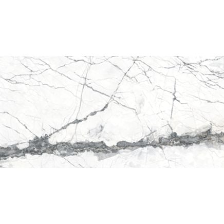 Kelto White Marble Gloss Porcelain Tile – 600x1200mm