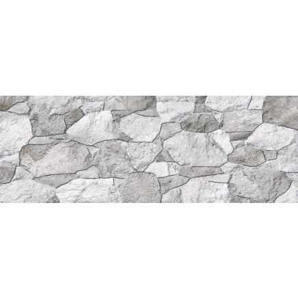 Topeka Grey Stone Wall Porcelain Tile - 320x890mm