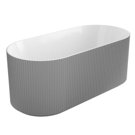 Light Grey Freestanding Acrylic Bath – 1700x800mm