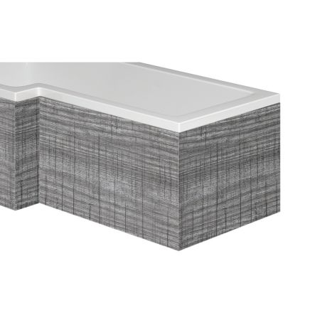 Grey Ash L-Shape End Bath Panel – 700mm