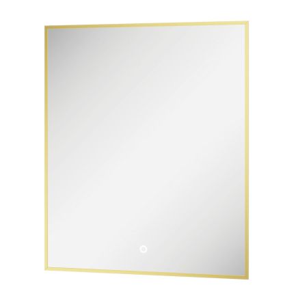 Rectangular Gold Backlit LED Mirror - 500x725mm