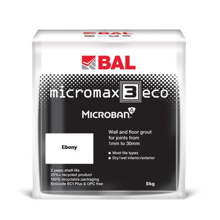 Micromax3 ECO Ebony Grout – 5kg