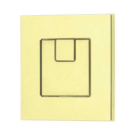 Square Dual Flush Button for Apache Concealed Cistern - Brushed Gold