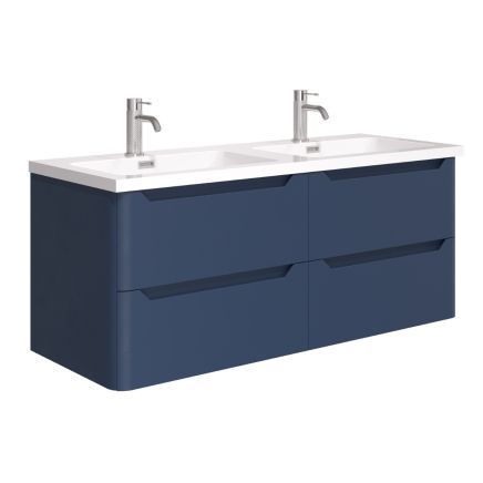 Wall Hung 1200mm Vanity Unit in Royal Blue