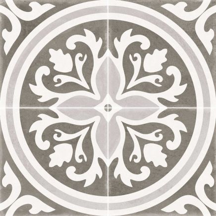 Lupton Grey Matt Ceramic Tile - 450x450mm