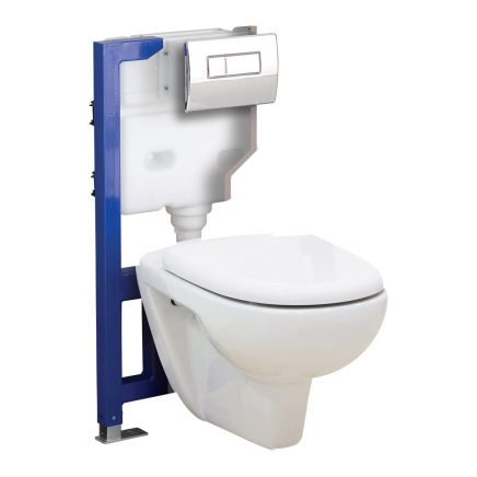1200mm Wall Hung Pan Frame and Cistern