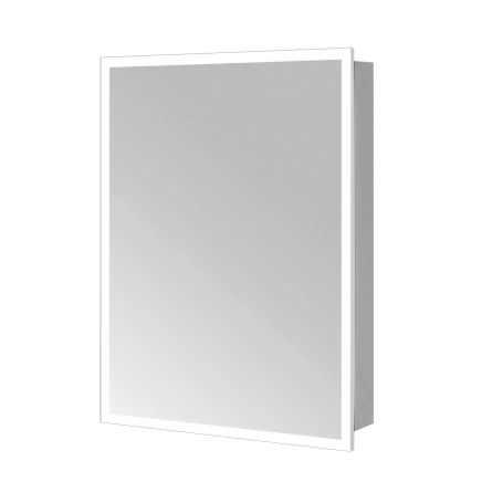 LED Mirrored Wall Single Door Cabinet - 500x700mm