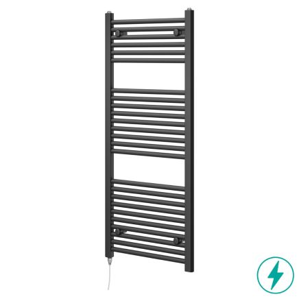 Anthracite Electric Heated Towel Rail – 1200x500mm