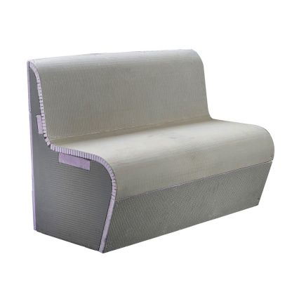 Wetroom Seating Kit - Curved Edge With Back Panel