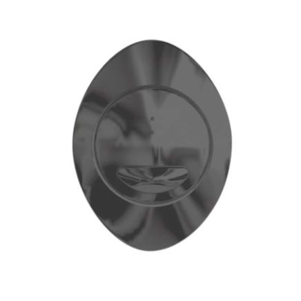 Oval Dual Flush Button for Apache Concealed Cistern - Gun Metal