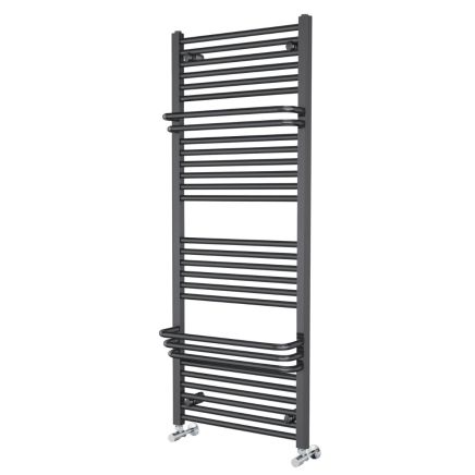Anthracite Heated Towel Rail - 1400x550mm