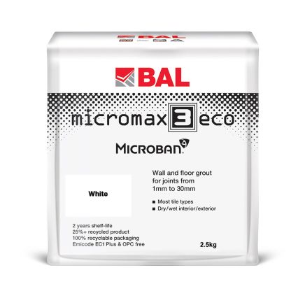 Micromax3 ECO White Grout – 2.5kg