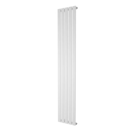 Single Panel White Vertical Radiator - 1800x340mm