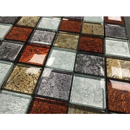 Beijing Glass Mix Mosaic - 300x300mm