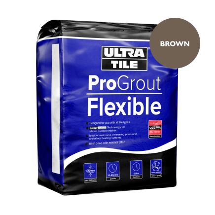 ProGrout Flexible Brown Grout - 3kg