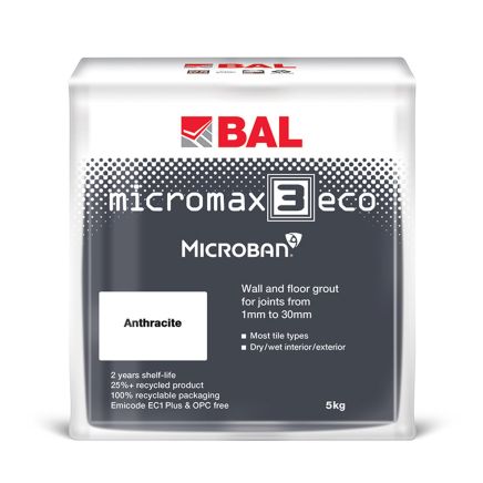 Micromax3 ECO Anthracite Grout – 5kg