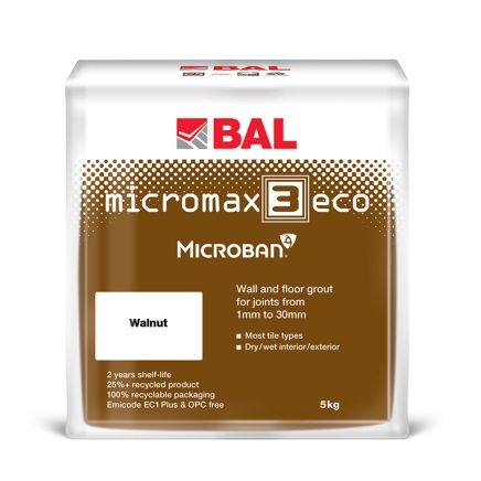 Micromax3 ECO Walnut Grout – 5kg