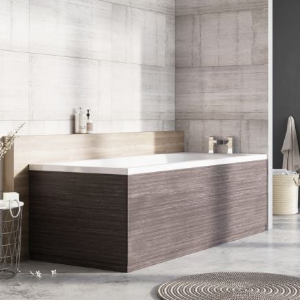 Leached Oak Front Bath Panel – 1800mm