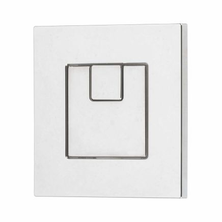 Square Dual Flush Button for Apache Concealed Cistern - Chrome