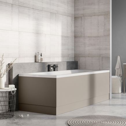 French Grey Front Bath Panel - 1800mm