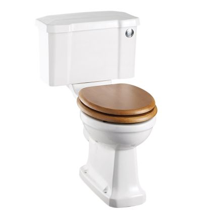 Standard Close Coupled Toilet & Push Button