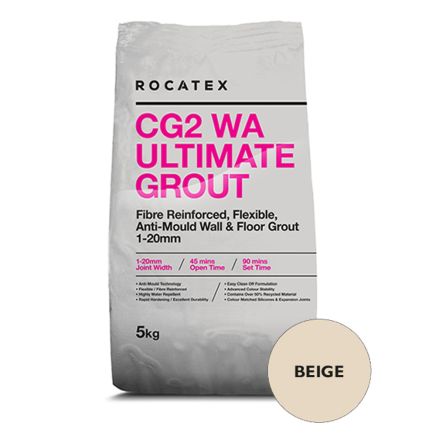 CG2 WA Ultimate Grout (for Walls & Floor) 5kg - Beige