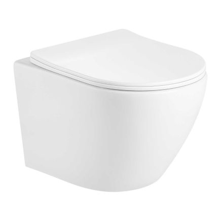 Short Projection Wall Hung Toilet & Soft Close Seat