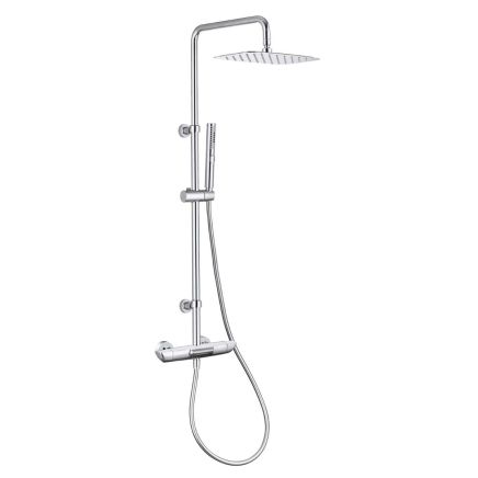 Chrome Thermostatic Shower Pack with Bath Spout